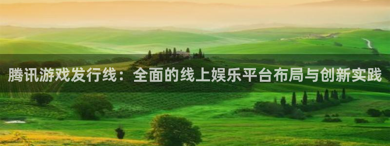 pp电子商标：腾讯游戏发行线：全面的线上娱乐平台布局与创新实践