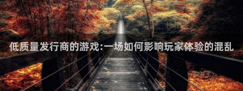 pp电子官网注册方法是什么样的：低质量发行商的游戏:一场如何影响玩家体验的混乱
